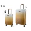 Odolný cestovní kufr SUMMIT 2421, ombré ve šampaňské barvě
