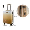 Odolný cestovní kufr SUMMIT 2421, ombré ve šampaňské barvě