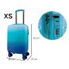 Odolný cestovní kufr SUMMIT 2421, ombré ve blankytně modré barvě
