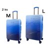 Odolný cestovní kufr SUMMIT 2421, ombré v tmavě modré barvě