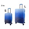 Odolný cestovní kufr SUMMIT 2421, ombré v tmavě modré barvě