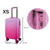 Odolný cestovní kufr SUMMIT 2421, ombré v tmavě růžové barvě