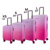 Odolný cestovní kufr SUMMIT 2421, ombré v tmavě růžové barvě