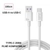 ZUZG Rychlonabíjecí kabely USB-C / USB-A | 60W–200W