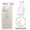 USB-C 30W Nabíječka s kabelem | Rychlé nabíjení PD | 1 m