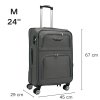 ORLACS Střední cestovní kufr s 4 otočnými kolečky 871 M