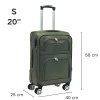 ORLACS Malý cestovní kufr s 4 otočnými kolečky 871 S