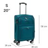 ORLACS Malý cestovní kufr s 4 otočnými kolečky 871 S