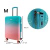Střední cestovní kufr SUMMIT 2421 s TSA zámkem a ombré efektem M