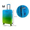 Střední cestovní kufr SUMMIT 2421 s TSA zámkem a ombré efektem M