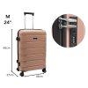 DZL Střední cestovní kufr s TSA zámkem PP01 M