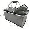 Piknikový koš s termoizolací – skládací, lehký