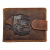 Kožená peněženka pánská s obrázky 895-2