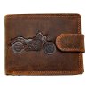 Kožená peněženka pánská s obrázky 895-2