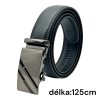 Automat Pánský pásek černá přezka kovová Kód:K14
