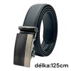 Automat Pánský pásek černá přezka kovová Kód:K17