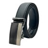Automat Pánský pásek černá přezka kovová Kód:K17
