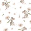 Mouse with Daisies white