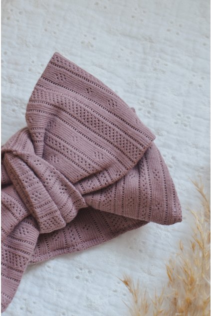 Oversized čelenka - Mauve | olioli