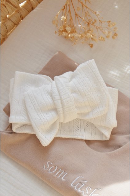 Oversized čelenka - Smotana | olioli