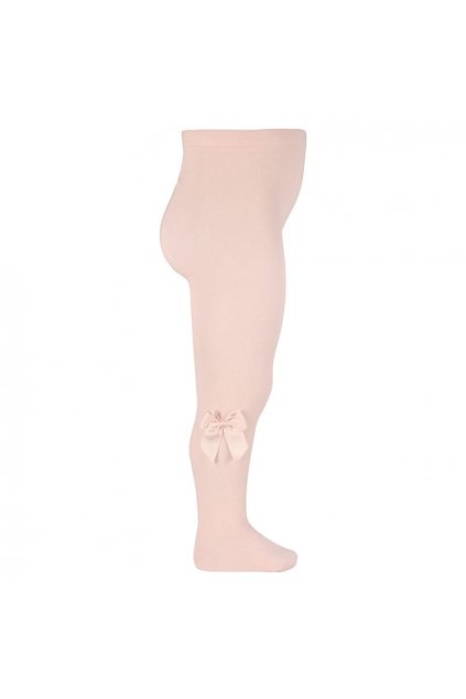 cotton tights with side grossgran bow nude