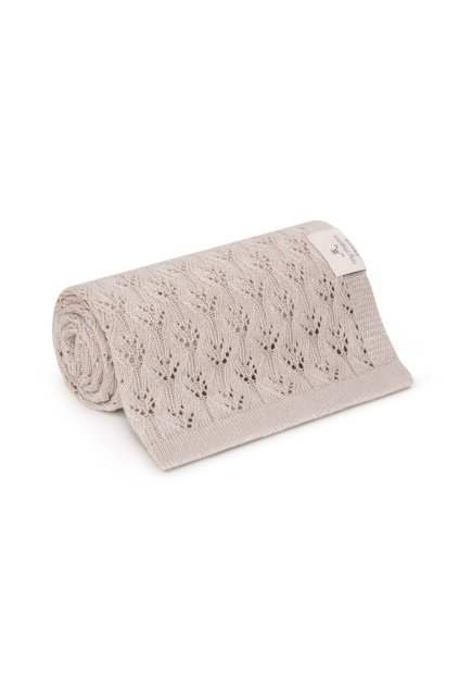 az urowy kocyk bambusowy 80x100 light beige 1