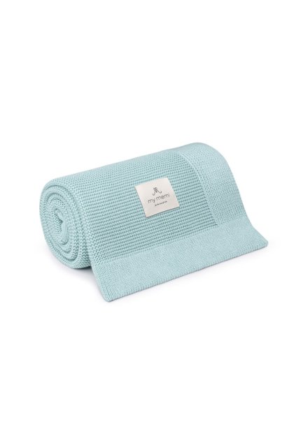 bambusowy kocyk vintage mint 80x100 classic bamboo blanket 80x100 vintage mint classic