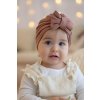 TURBAN s mašľou - Clay Pink | olioli