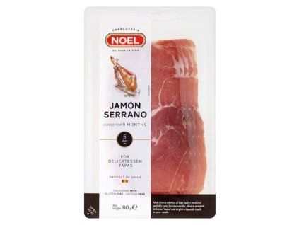 Jamón Serrano krájený 80 g