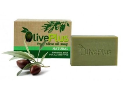 Olívaolajos szappan natúr zöld színű