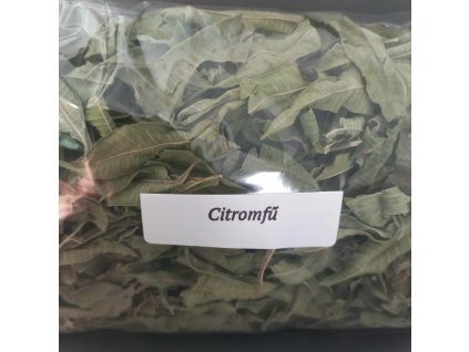 Görög citromfű átlátszó tasakban szárított zöld színű