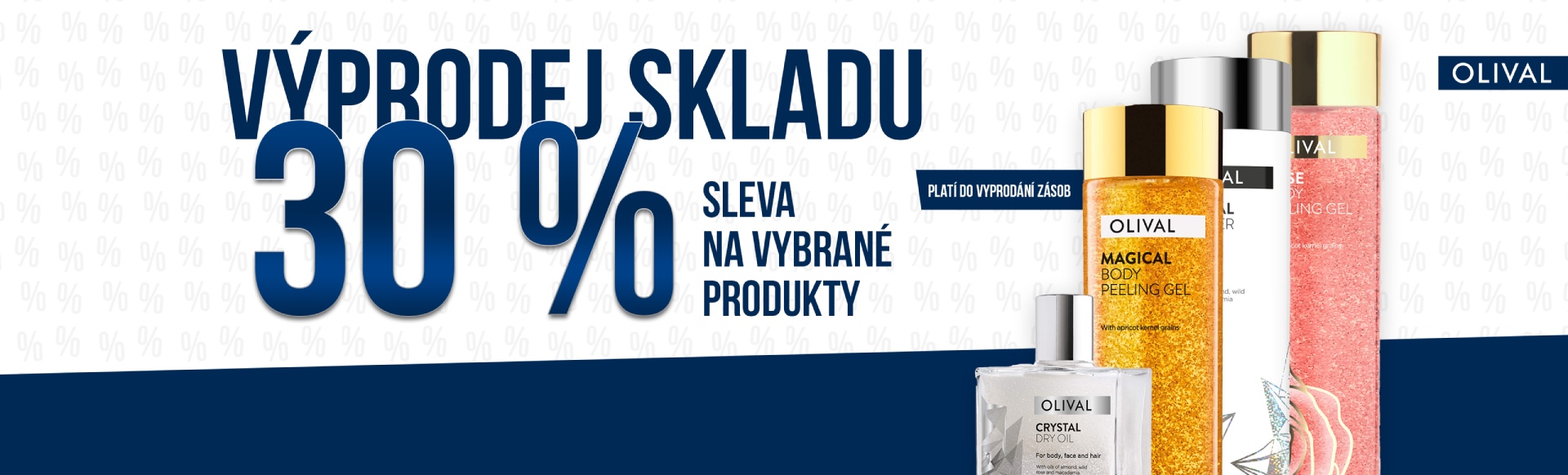 Výprodej skladu se slevou 30 % na vybrané produkty