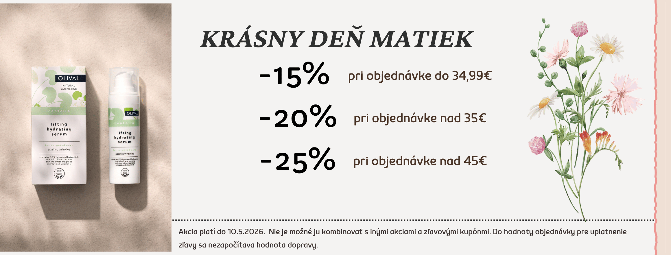 Akcia Olival až do -25% na celú objednávu