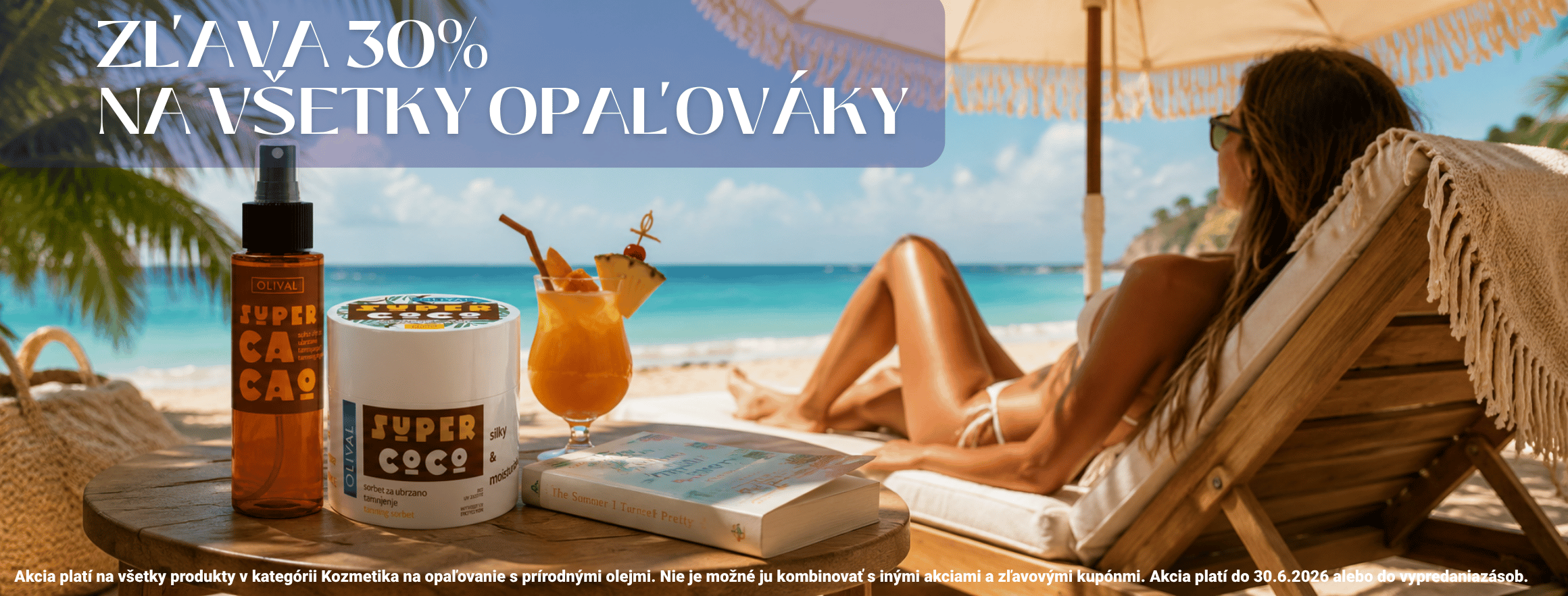 Všetko na opaľovanie od Olival -30%