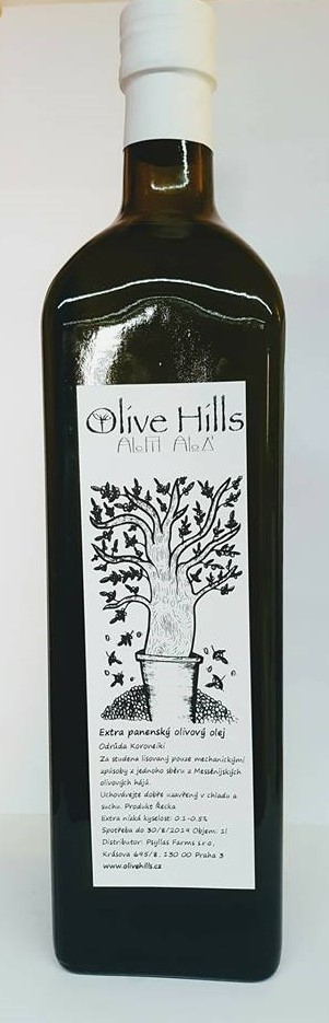 Extra panenský olivový olej Olive Hills