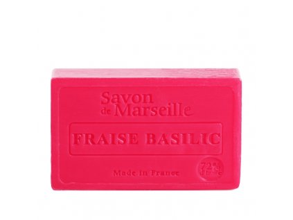 Francouzské mýdlo - Jahoda-bazalka 100 g