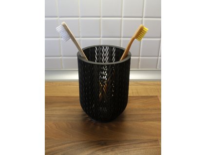 Kelímek na kartáček - černá