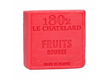 Francouzské mýdlo - Červené ovoce 100g bez palmového oleje