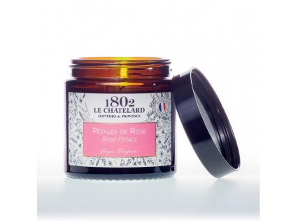 bougie parfumee petales de rose collection authentique