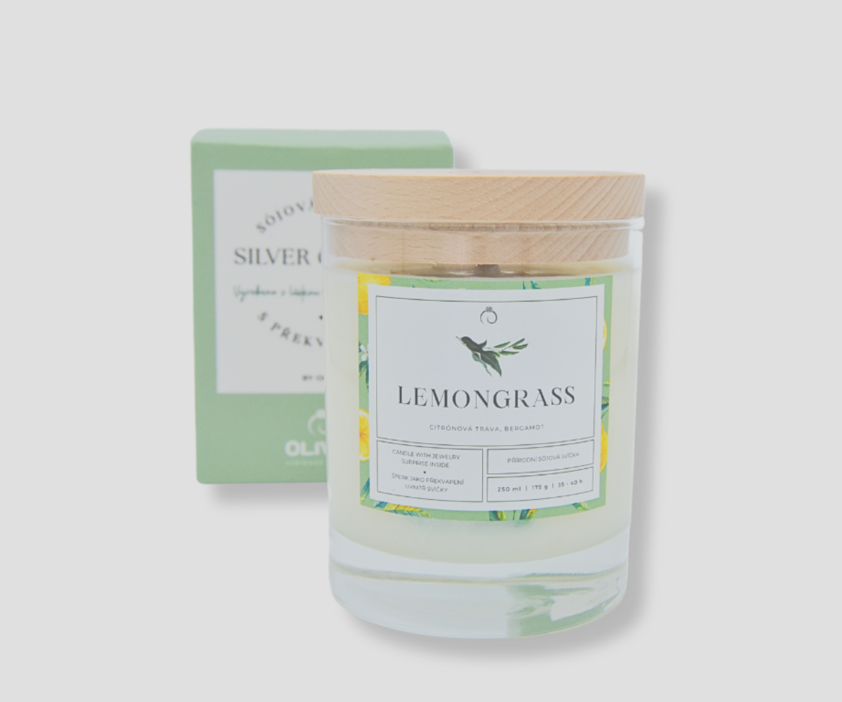 Sojové svíčky se šperkem - nový voňavý produkt od Olivie