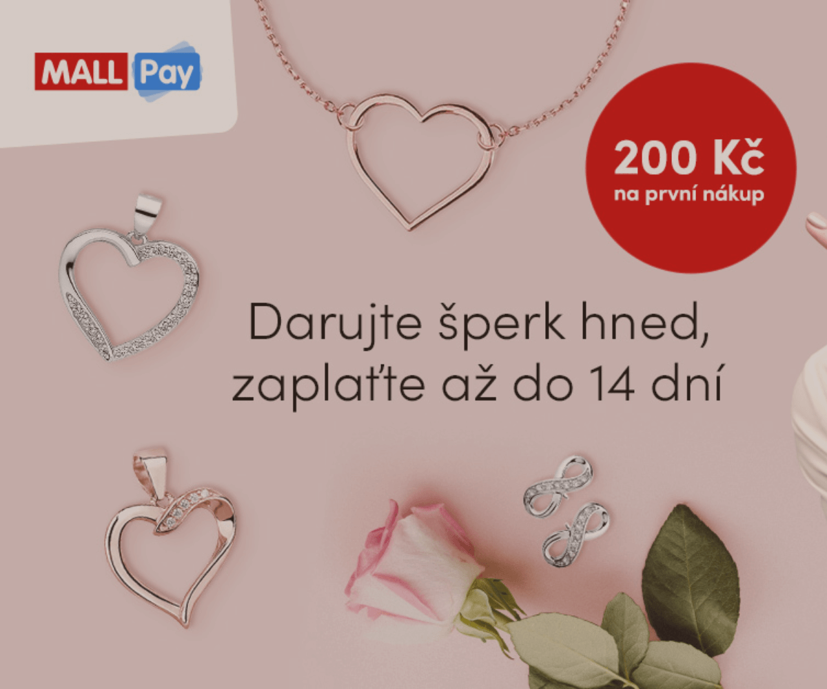 200 Kč na první nákup na mallpay