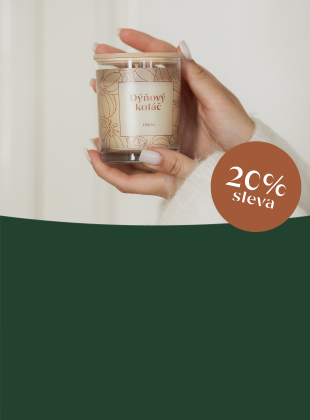 Dýňová svíčka se šperkem uvnitř s 20% slevou