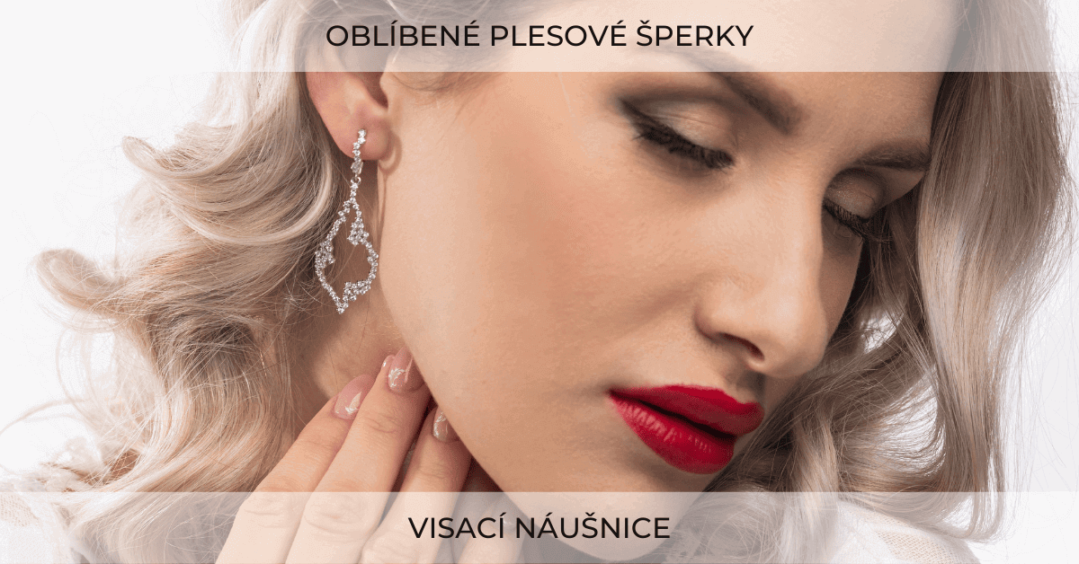 Obľúbené plesové šperky: Visiace náušnice