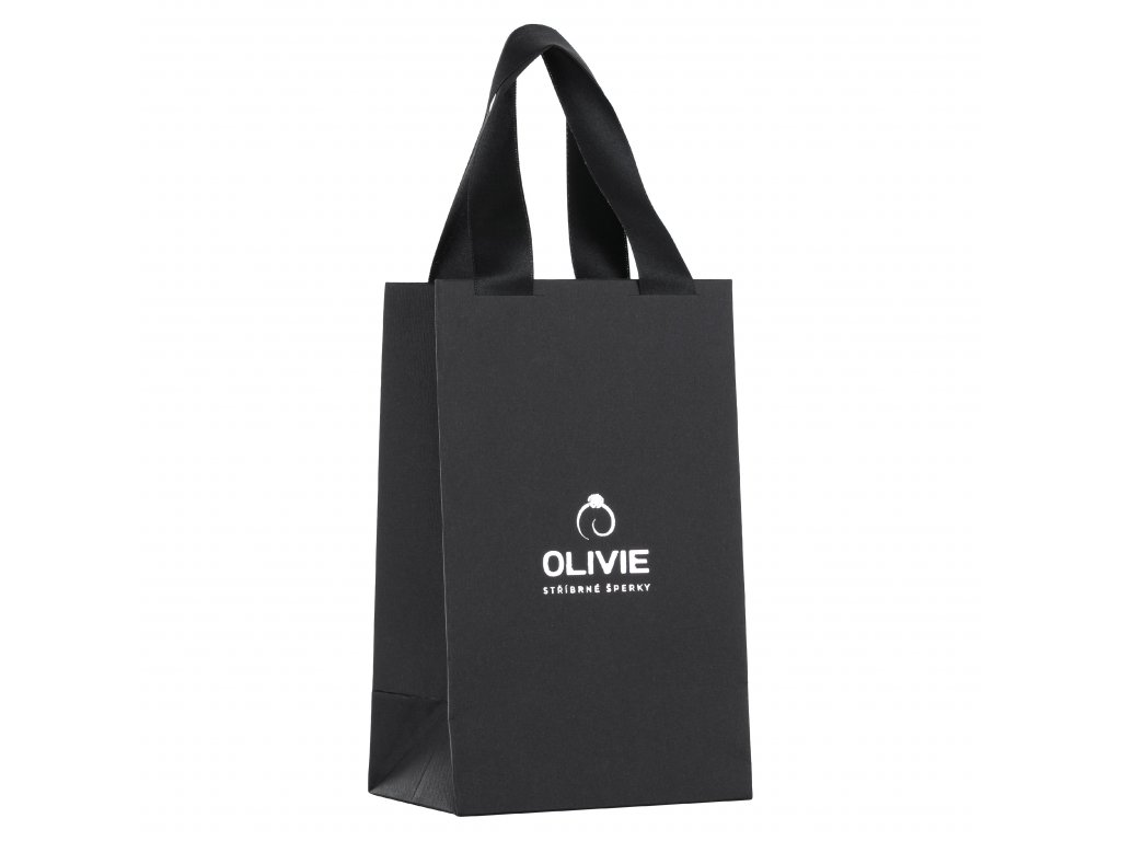 Dárková luxusní papírová taška OLIVIE na šperky