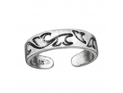 Stříbrný prsten NA NOHU od OLIVIE