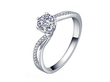 Kvalitní stříbrný zásnubní prsten BECCA od OLIVIE