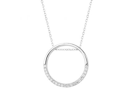 Stříbrný náhrdelník KRUH od OLIVIE