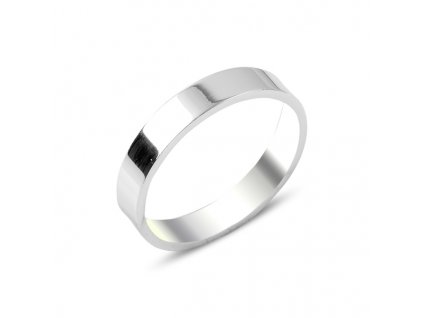 Snubní lesklý stříbrný prsten na celý život. Vyberte si u OLIVIE.