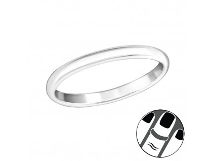 Stříbrný midi prsten koupíte v internetovém obchodě se stříbrnými šperky OLIVIE.cz