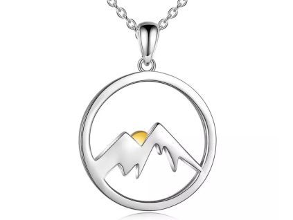 Stříbrný náhrdelník MOUNTAIN - HORY od OLIVIE.cz